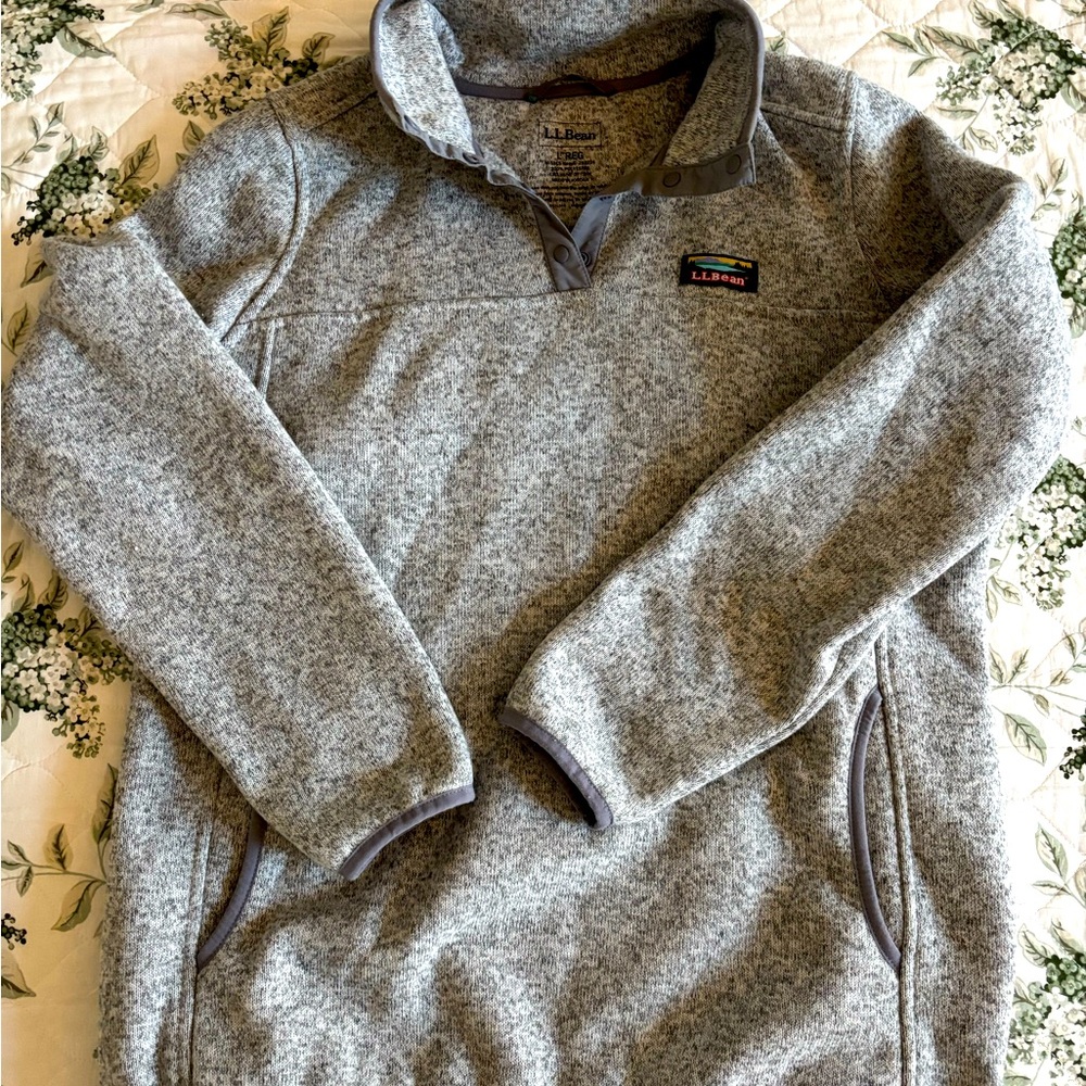 L.L.Bean sweater fleece pullover